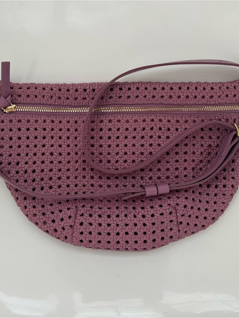 Grand Fanny Bag in Wild Thistle with Zip Closure